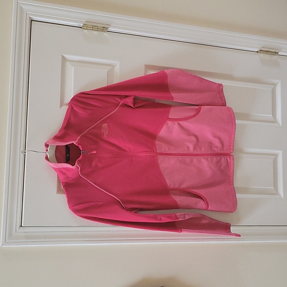 Pink Medium The North Face Zipup Jacket